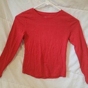 Red long sleeve tshirt